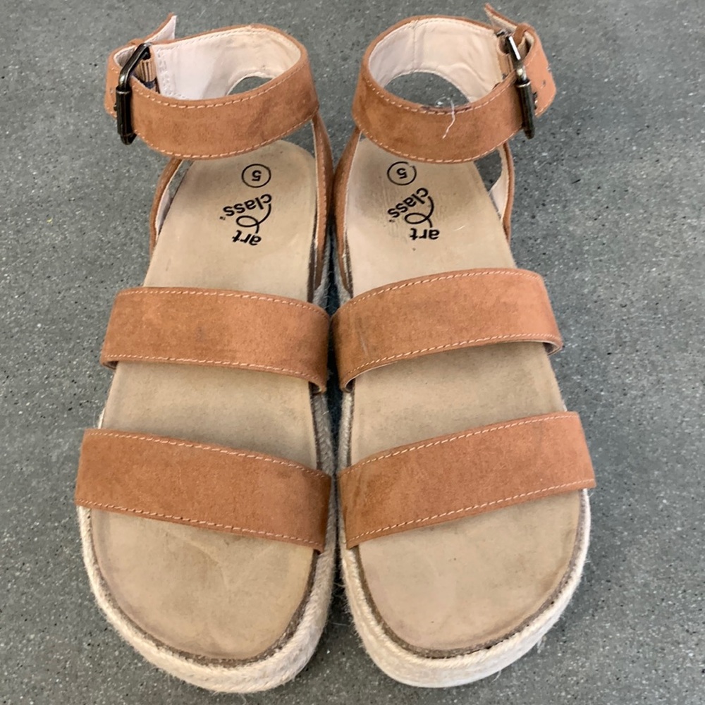Tan espadrilles